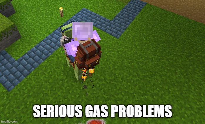 they like this | SERIOUS GAS PROBLEMS | image tagged in minecraft,llama,jet,farts,atomic farts,why is there an atomic fart tag | made w/ Imgflip meme maker