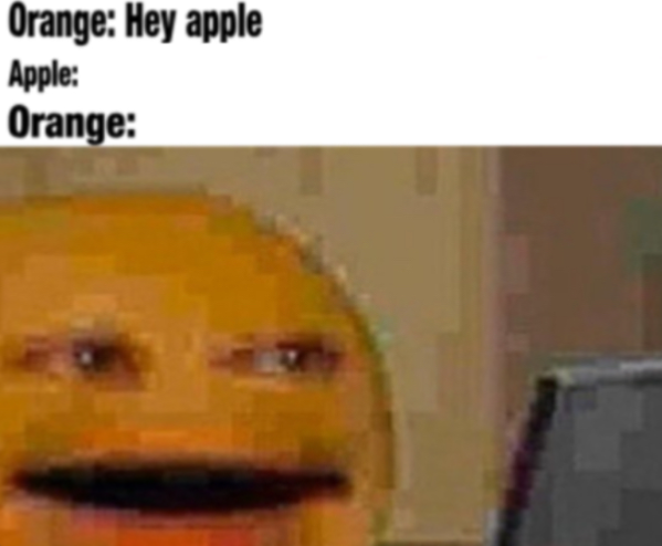 Hey apple Blank Meme Template