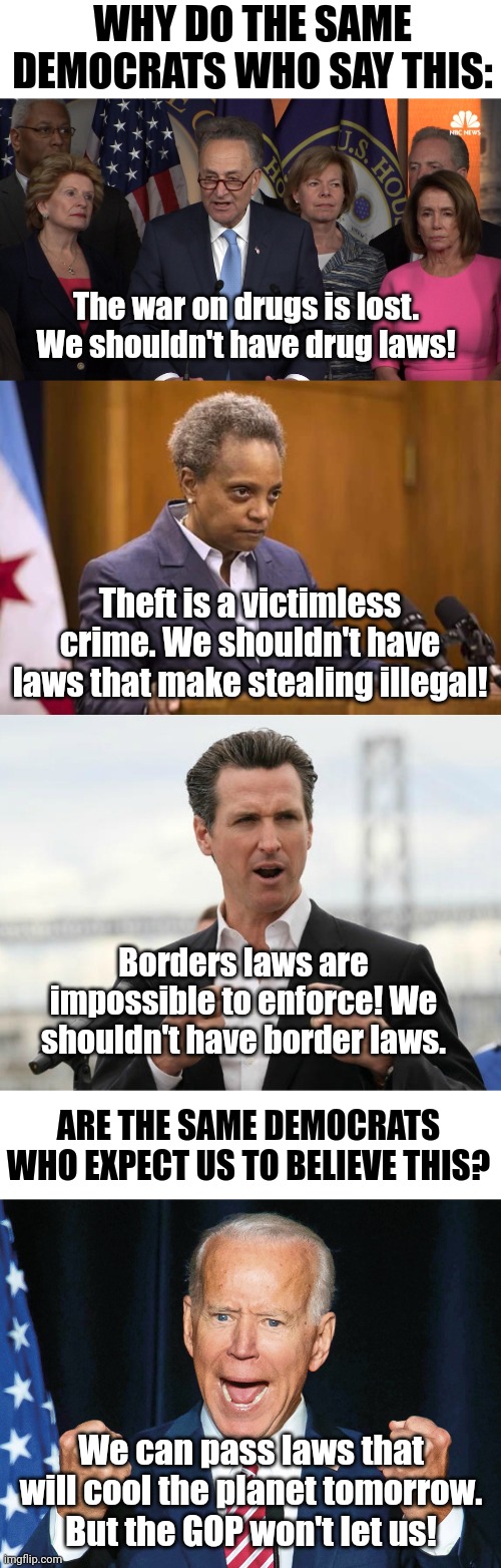Democrats cannot enforce any law, but they HONESTLY think they can use ...