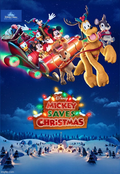 disneycember: mickey saves christmas | image tagged in disneycember,mickey mouse,nostalgia critic,christmas | made w/ Imgflip meme maker