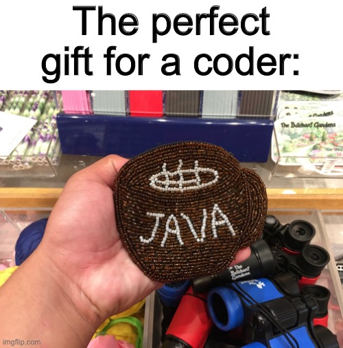 I have no programming meme ideas… this will have to do :/ | The perfect gift for a coder: | made w/ Imgflip meme maker