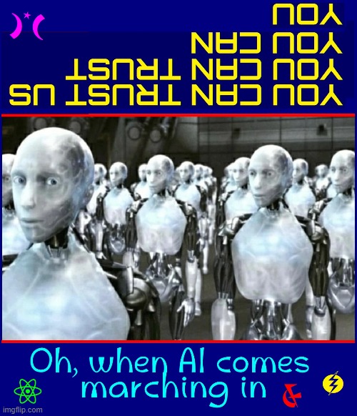 Who Puts the Art in Artificial Intelligence? | image tagged in vince vance,ai,memes,artificial intelligence,i robot,end of the world | made w/ Imgflip meme maker