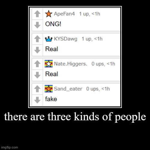 there are three kinds of people | | image tagged in funny,demotivationals | made w/ Imgflip demotivational maker