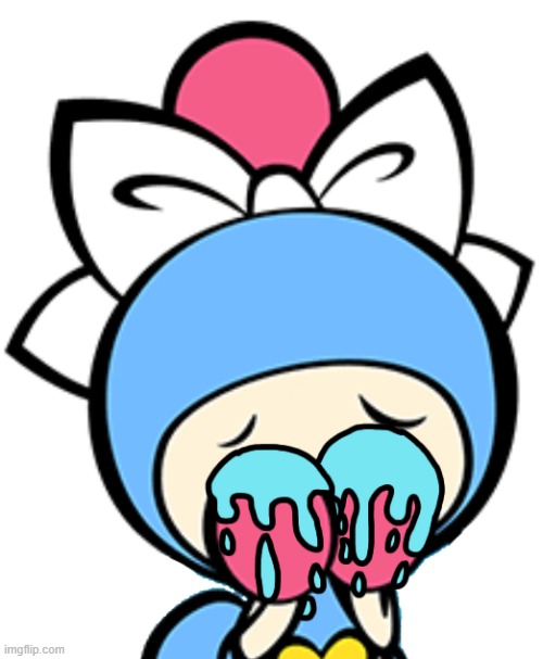 Aqua Bomber crying | image tagged in aqua bomber crying | made w/ Imgflip meme maker