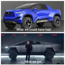 Cybertruck Expectation vs Reality | image tagged in cybertruck expectation vs reality | made w/ Imgflip meme maker