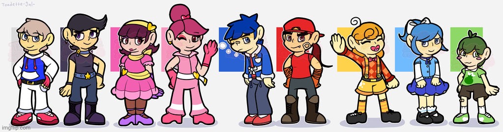 Humanized Bomberman Bros (Art by Toadette-Gal) | made w/ Imgflip meme maker