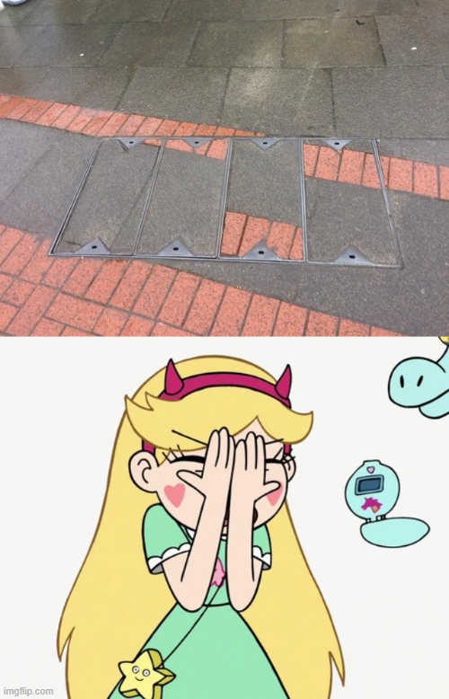 Closed the manhole back up boss. | image tagged in star butterfly severe facepalm,you had one job,star vs the forces of evil,memes | made w/ Imgflip meme maker