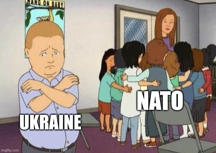 Left out | NATO; UKRAINE | image tagged in left out | made w/ Imgflip meme maker