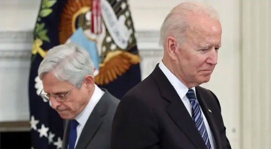 Garland and Biden Blank Meme Template