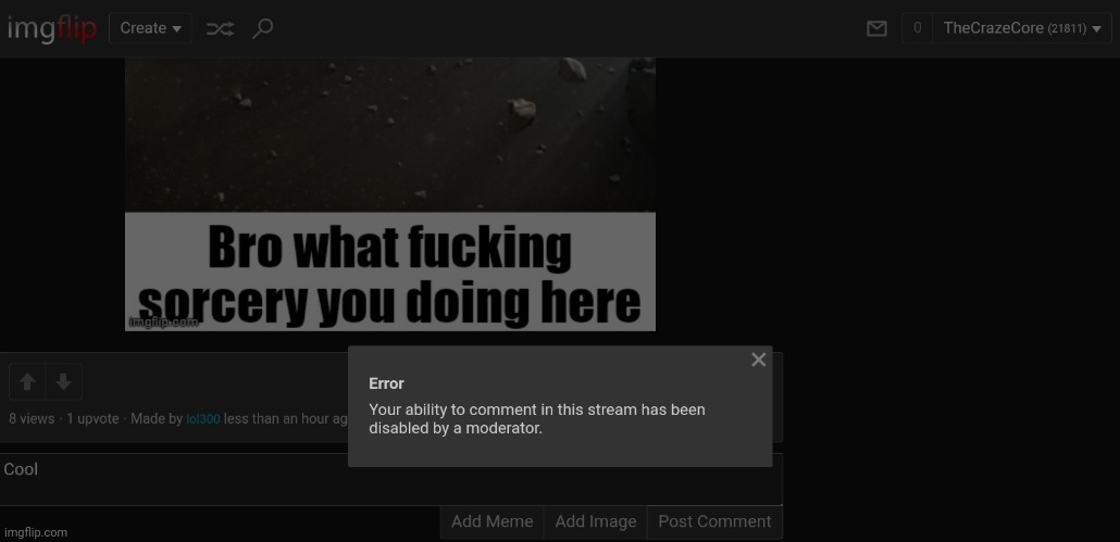 Bro why tf is my alt with no discrimination permabanned☠️ | made w/ Imgflip meme maker