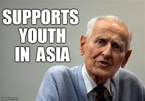 Youth In Asia | SUPPORTS YOUTH IN  ASIA | made w/ Imgflip meme maker