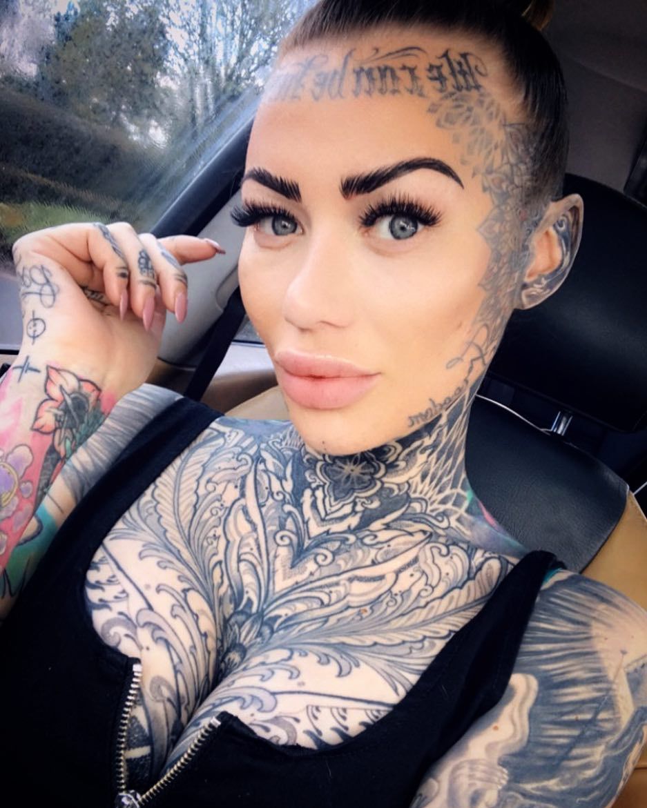 sexy tattooed lady Blank Meme Template