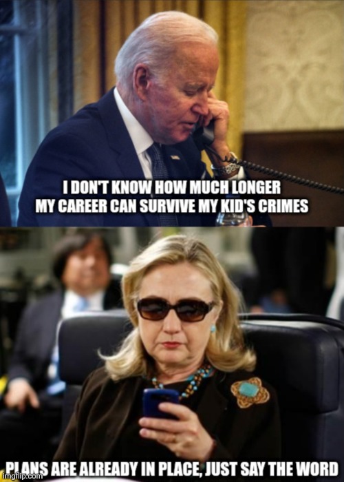 Hunter didn't... never mind | image tagged in memes,politics | made w/ Imgflip meme maker