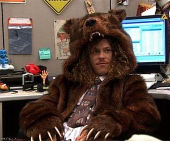 Workaholics Bearsuit | image tagged in workaholics bearsuit | made w/ Imgflip meme maker