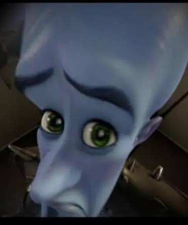 High Quality Megamind eyebrow raise Blank Meme Template