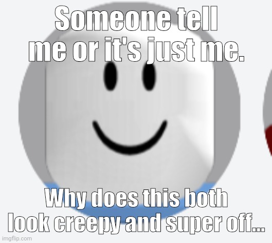 Creepy Hacked Roblox Face