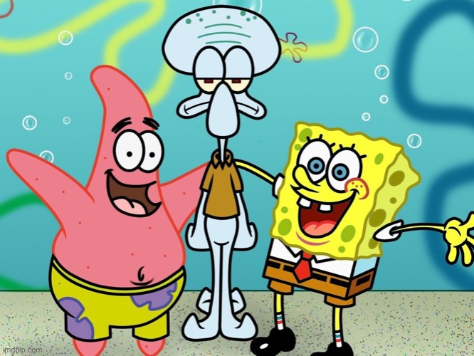 Spongebob, Patrick and Squidward | image tagged in spongebob patrick and squidward | made w/ Imgflip meme maker