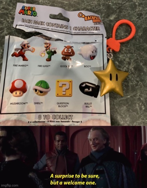 The Star | image tagged in a surprise to be sure,star,super mario,memes,nintendo,pack | made w/ Imgflip meme maker