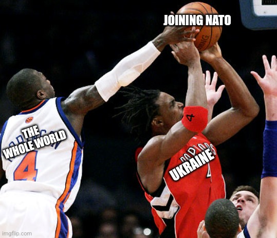 JOINING NATO; THE WHOLE WORLD; UKRAINE | image tagged in funny memes | made w/ Imgflip meme maker