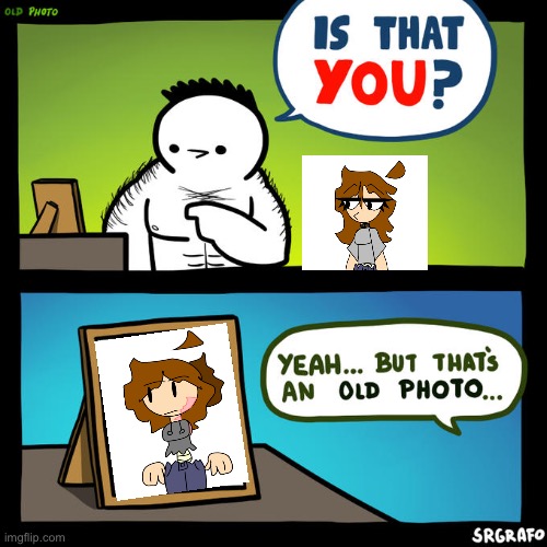 the old red vector | image tagged in is that you yeah but that's an old photo | made w/ Imgflip meme maker