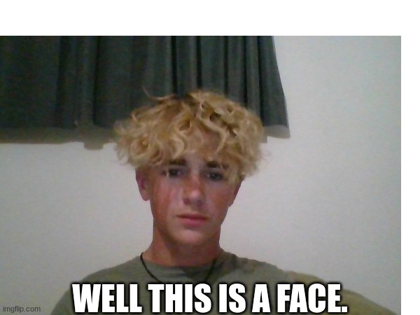 my face | WELL THIS IS A FACE. | image tagged in ugly,pass,jk | made w/ Imgflip meme maker