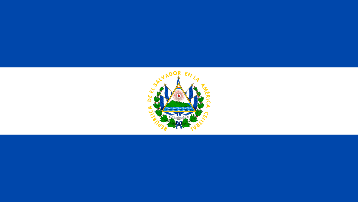 High Quality el salvador flag Blank Meme Template