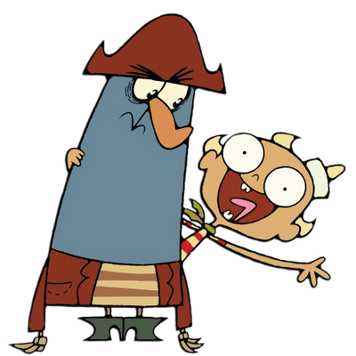 High Quality Flapjack and Captain K'nuckles transparent PNG - StickPNG Blank Meme Template