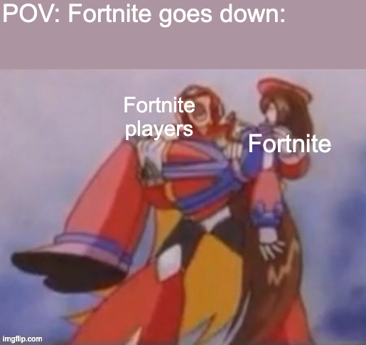 When fortnite goes down | POV: Fortnite goes down:; Fortnite players; Fortnite | image tagged in what am i fighting for | made w/ Imgflip meme maker