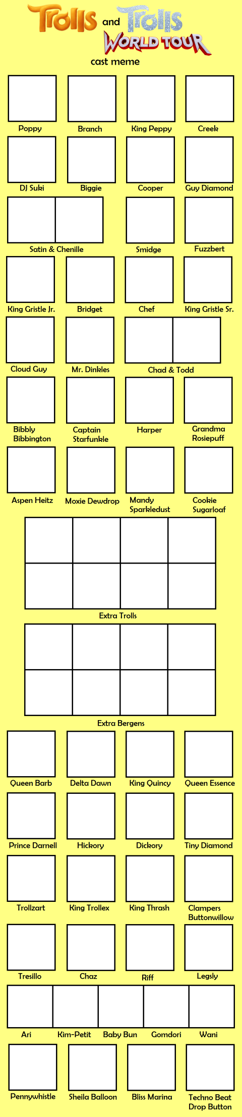 Trolls Blank Meme Template