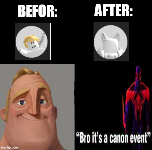 some1 tell me WTF happened | BEFOR:; AFTER: | image tagged in traumatized mr incredible,true story,memes,roblox,roblox users | made w/ Imgflip meme maker