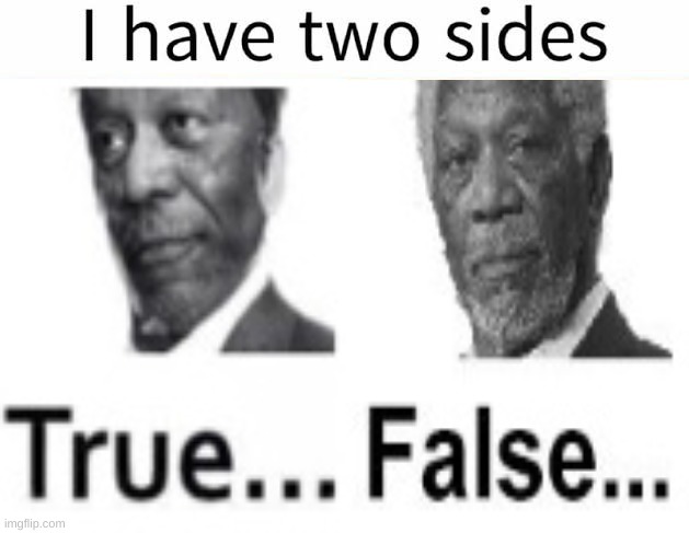 Yuh | image tagged in i have two sides,shitpost,msmg,oh wow are you actually reading these tags,you have been eternally cursed for reading the tags | made w/ Imgflip meme maker