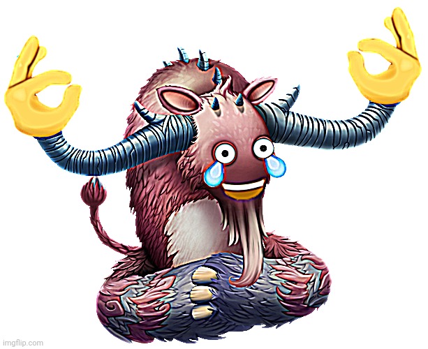 Yeet Ox | image tagged in yeet ox,flum ox,my singing monsters | made w/ Imgflip meme maker