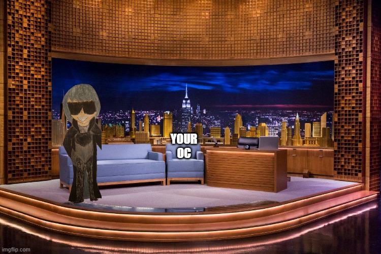 How would your oc react to being in a talk show episode with Apex | YOUR OC | made w/ Imgflip meme maker