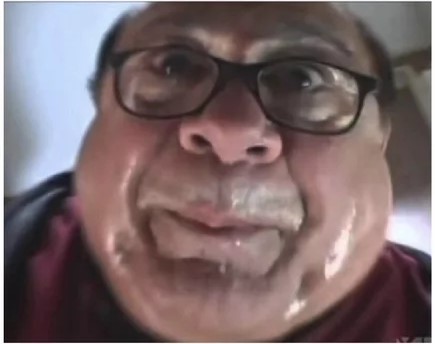High Quality Danny Devito Sweating Blank Meme Template