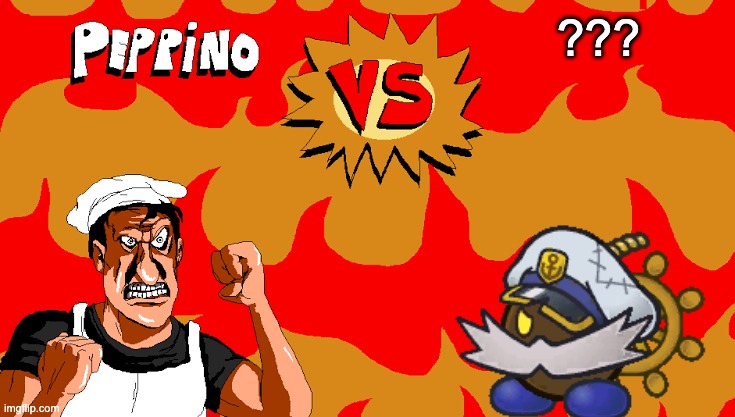 Peppino VS ??? | ??? | image tagged in peppino vs blank,paper mario | made w/ Imgflip meme maker