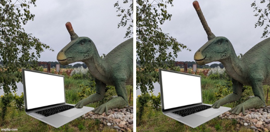 Horny Dinosaur | image tagged in horny,dinosaur | made w/ Imgflip meme maker