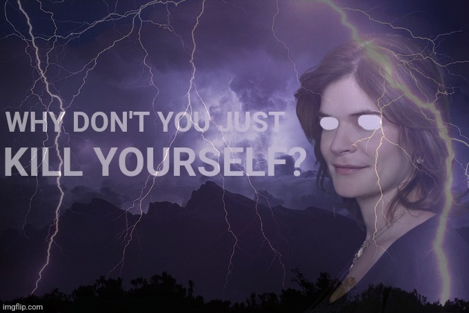 why don't you just kill yourself marie | image tagged in why don't you just kill yourself marie | made w/ Imgflip meme maker