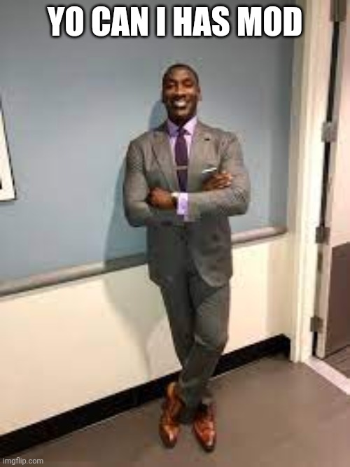 Shannon Sharpe Fit Checks | YO CAN I HAS MOD | image tagged in shannon sharpe fit checks | made w/ Imgflip meme maker