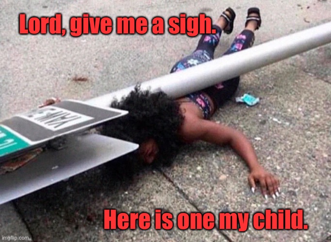 A sign | Lord, give me a sigh. Here is one my child. | image tagged in give me a sign,lord,here is one,my child | made w/ Imgflip meme maker