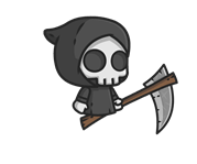Grim reaper (Evoworld io) Blank Meme Template