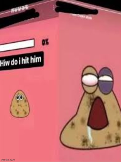 it means that the pou has died and has been replaced - Imgflip