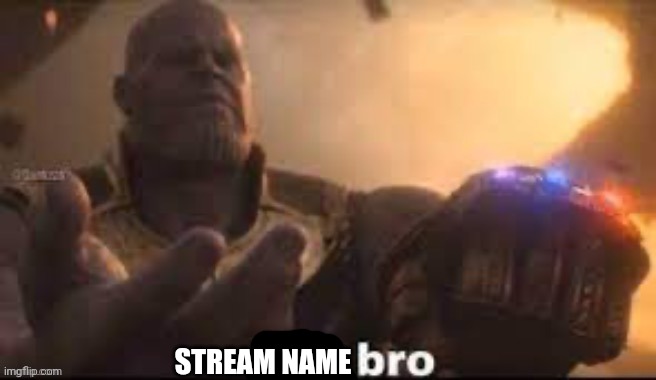 link bro | STREAM NAME | image tagged in link bro | made w/ Imgflip meme maker