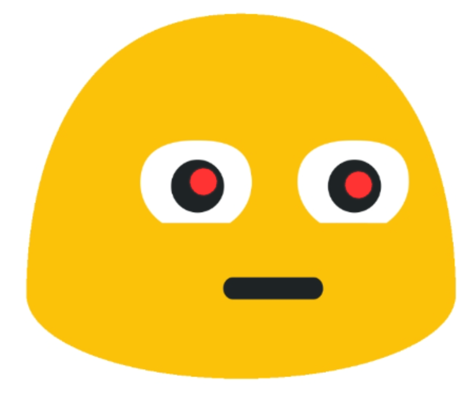 Red Eye Emoji Blank Meme Template