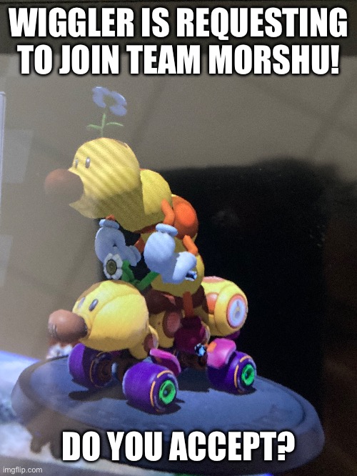 It’s okay if ya don’t want to, I’d really like it though. | WIGGLER IS REQUESTING TO JOIN TEAM MORSHU! DO YOU ACCEPT? | image tagged in cursed image | made w/ Imgflip meme maker