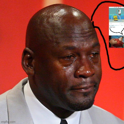 Michael Jordan Crying | image tagged in michael jordan crying | made w/ Imgflip meme maker