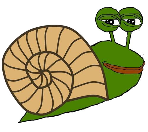 Snail Pepe Blank Meme Template