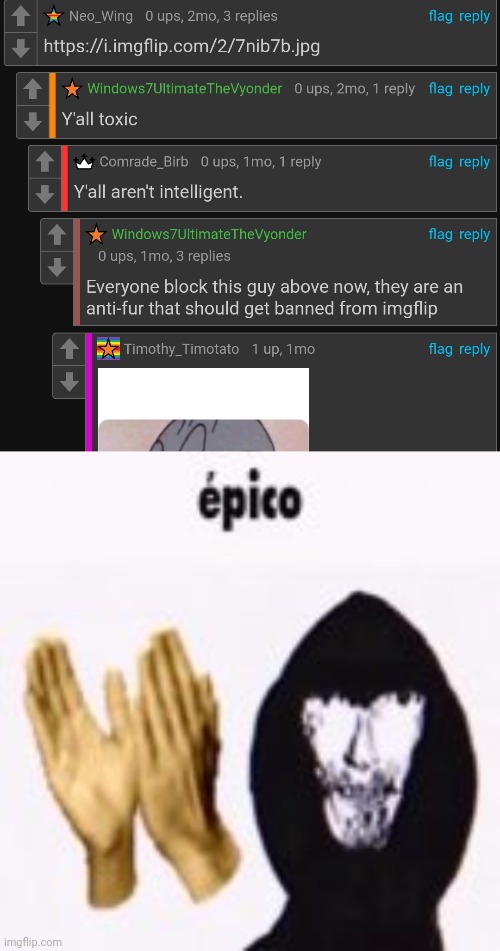 image tagged in intruder epico still image | made w/ Imgflip meme maker