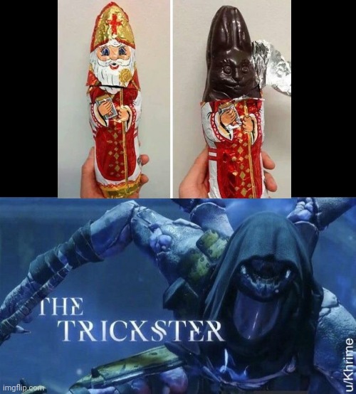 Merry Easter everyone! Who wants a present with a chocolate egg inside? | image tagged in the trickster,memes,you had one job,what | made w/ Imgflip meme maker