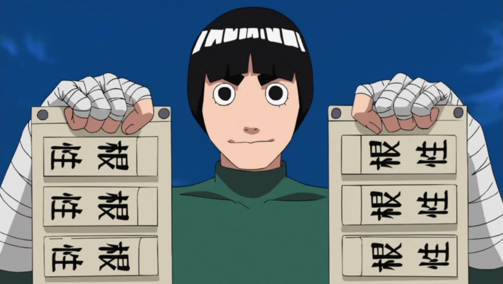 High Quality Rock Lee weights Blank Meme Template