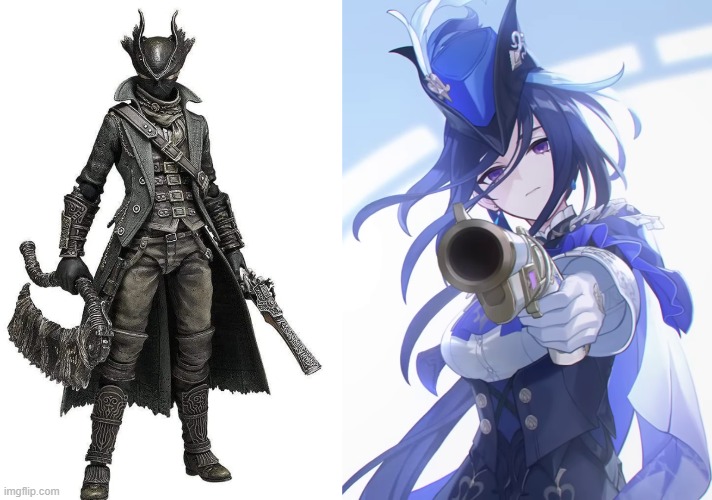 It's the same picture | image tagged in genshin impact,bloodborne,dark souls | made w/ Imgflip meme maker